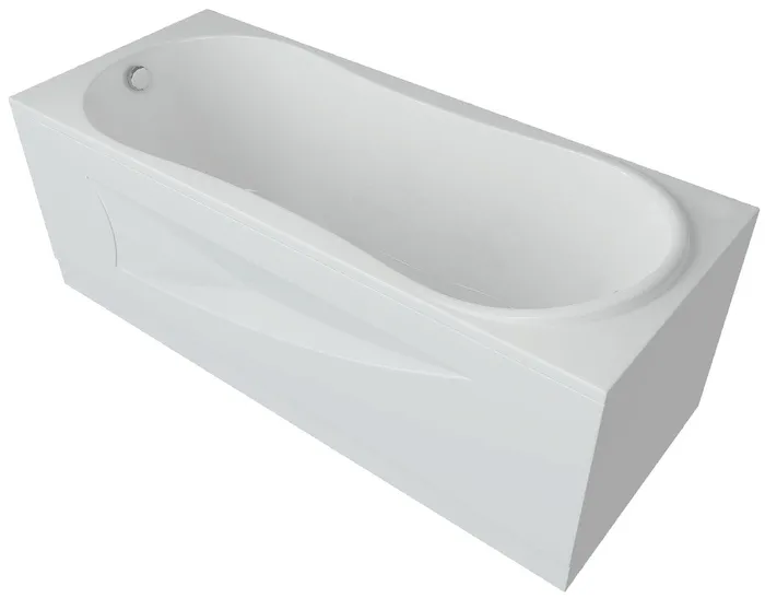 Акриловая ванна Aquatek Афродита 1700x700 с фронтальным экраном, слив слева (AFR170-0000032)