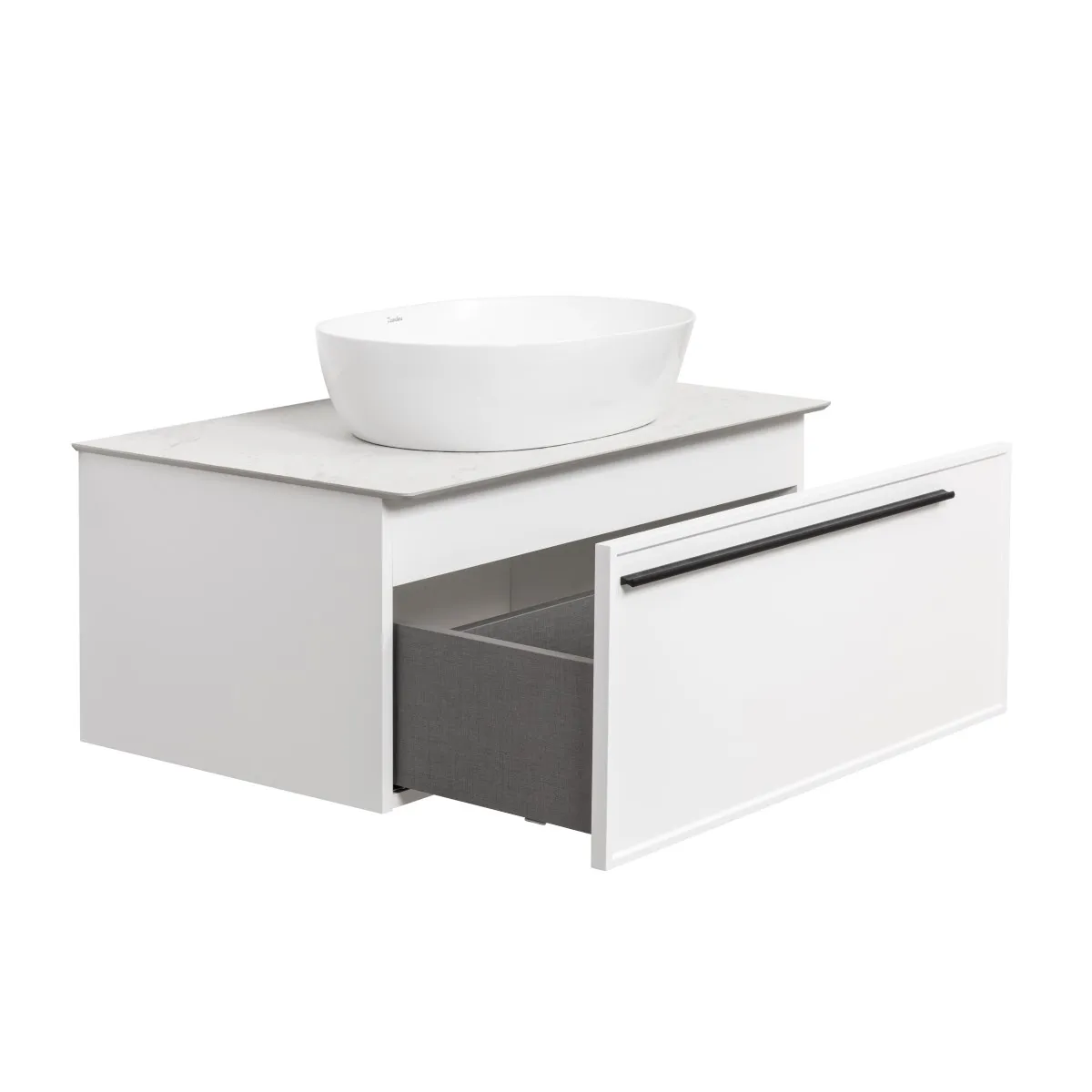 Тумба под раковину подвесная La Fenice Elba FNC-01-ELB-B-80, белая
