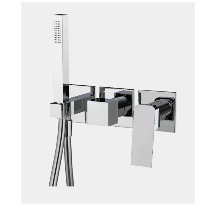 Смеситель для душа Fima Carlo Frattini Fit, на 2 потребителя, никель брашированный (F3399WX8SN)