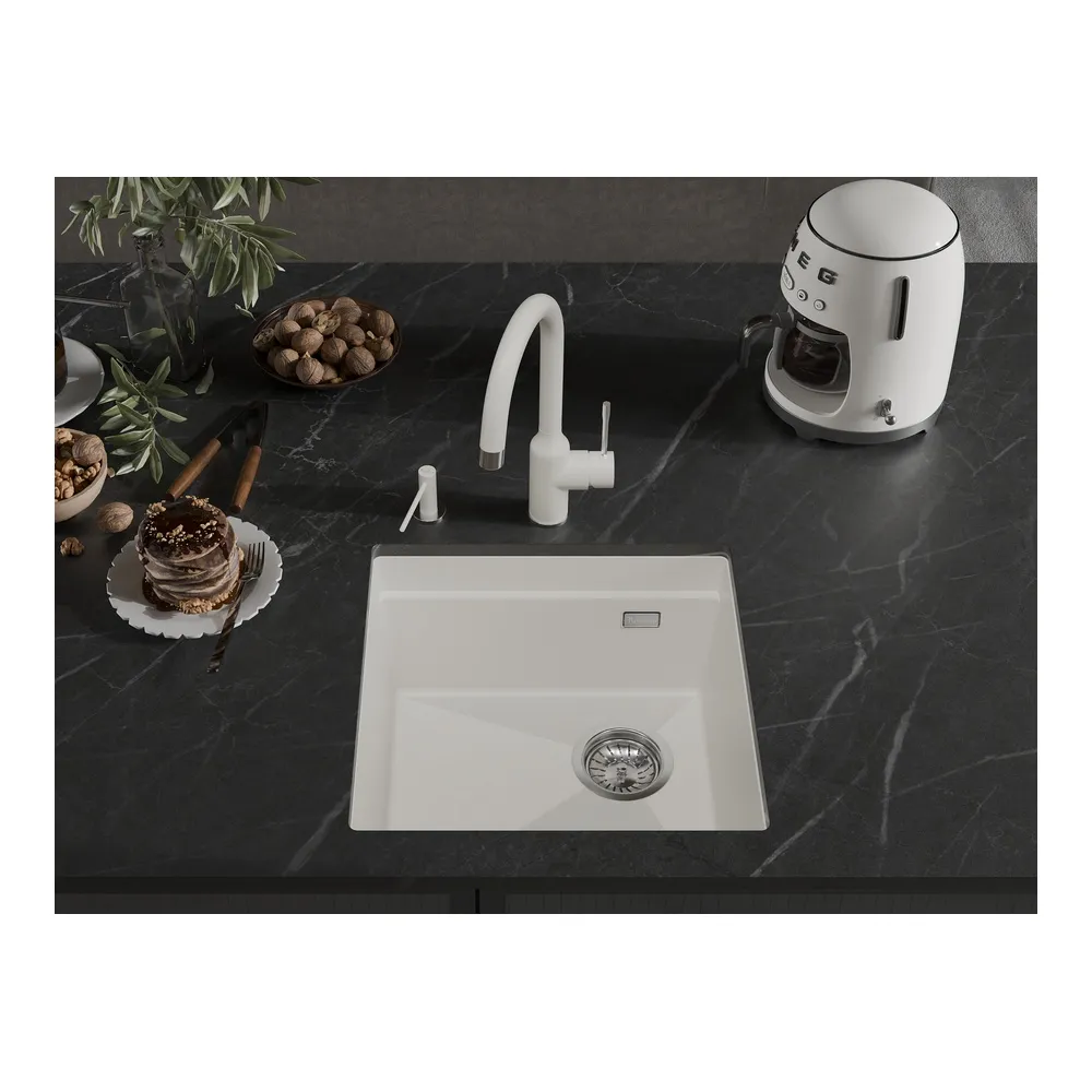 Кухонная мойка Rivelato LINO LN-454-R, иней