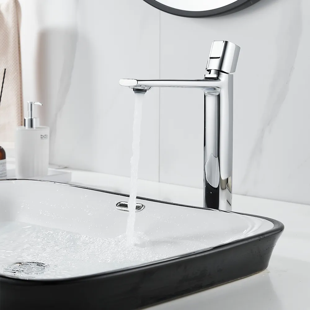 Смеситель для раковины высокий Maretti Lorenza LR32RF842-V, хром