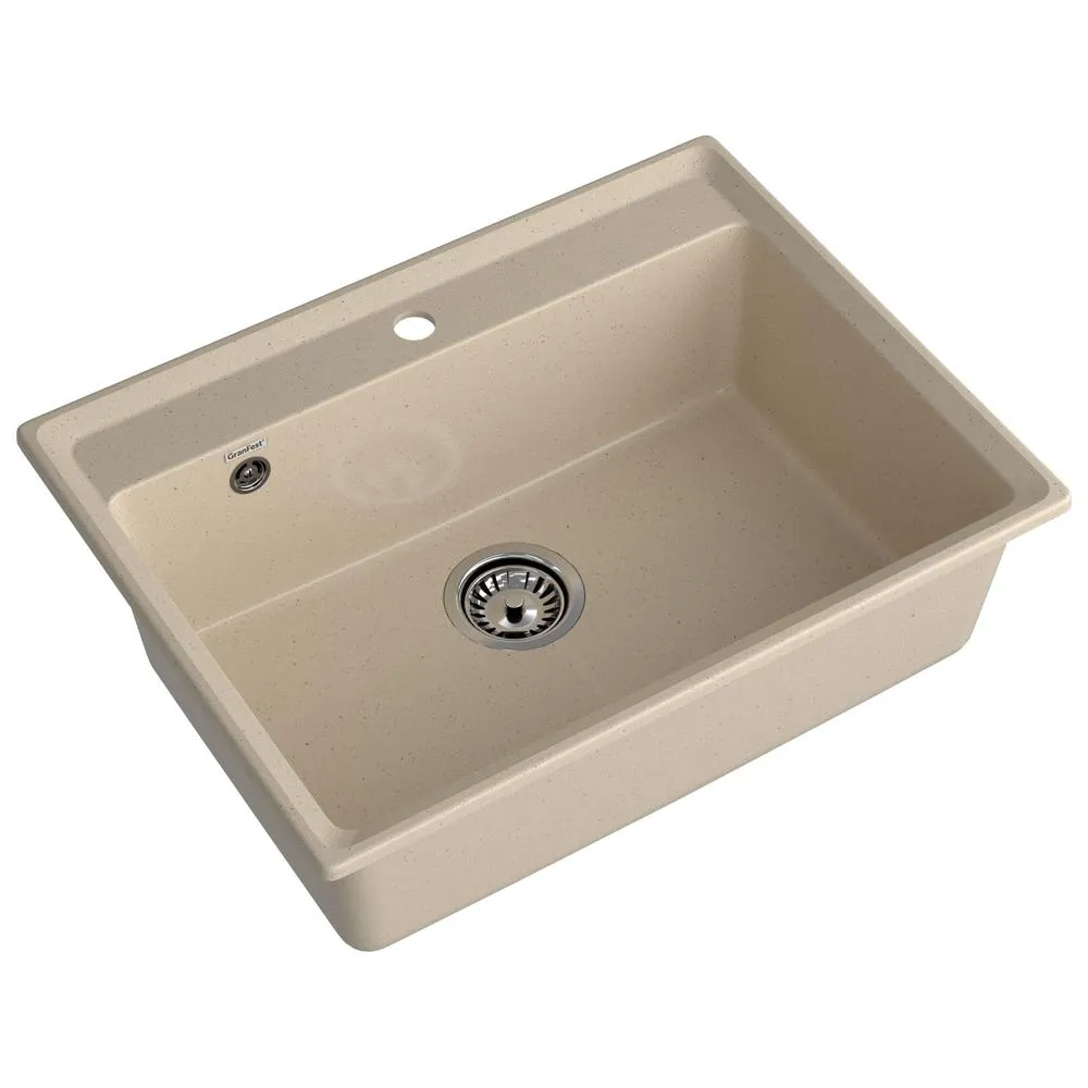 Кухонная мойка GranFest LEVEL 660, кашемир