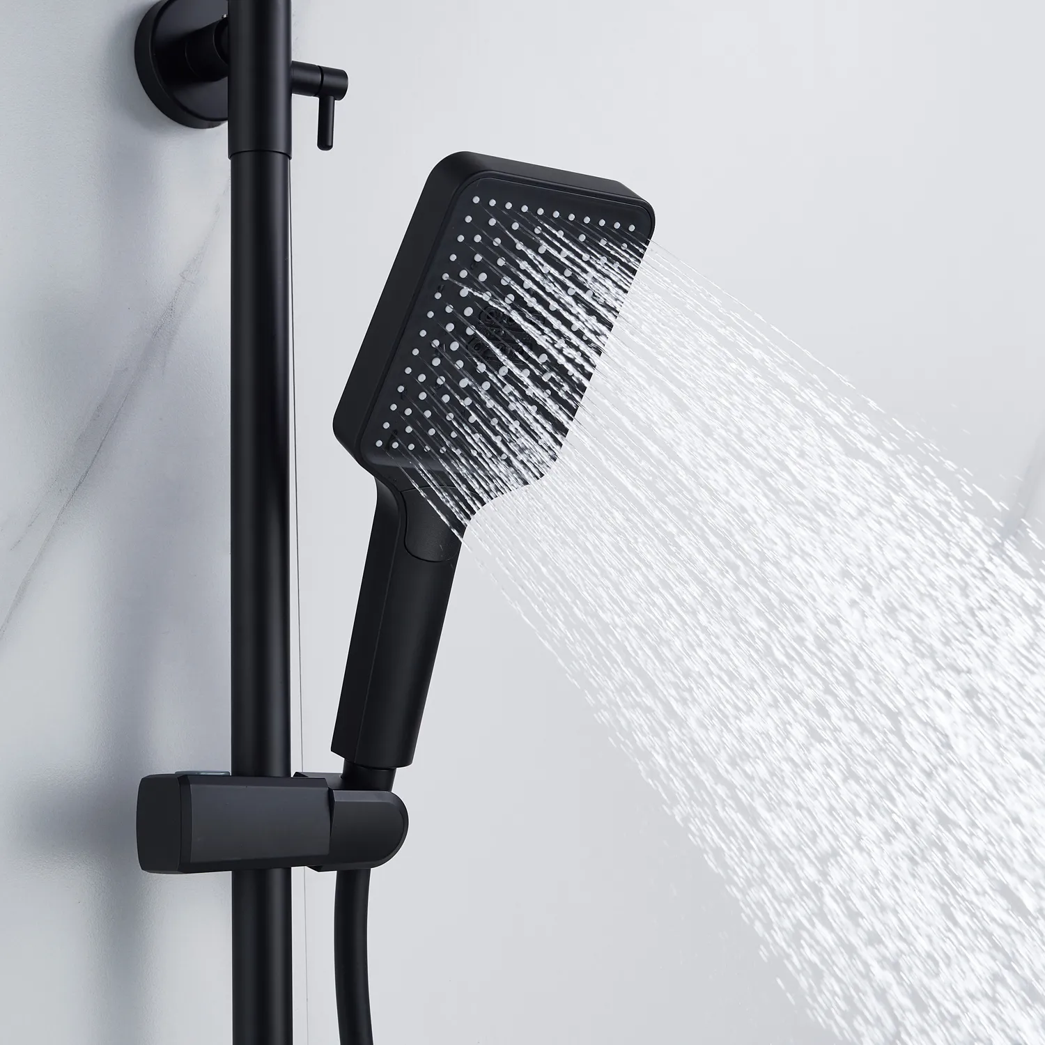 Душевая система Shevanik S4436H, черный