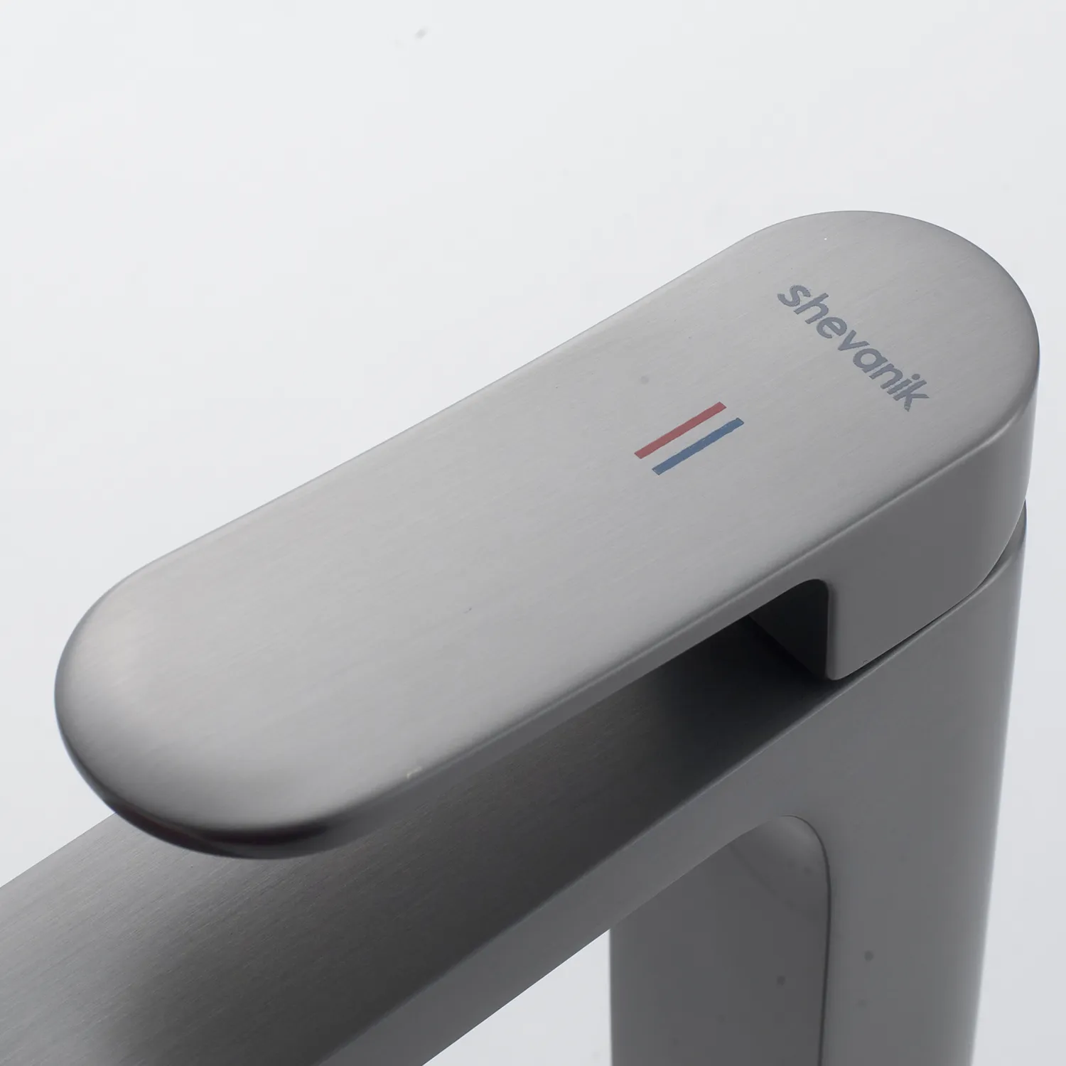 Смеситель для раковины Shevanik S4501T, оружейная сталь