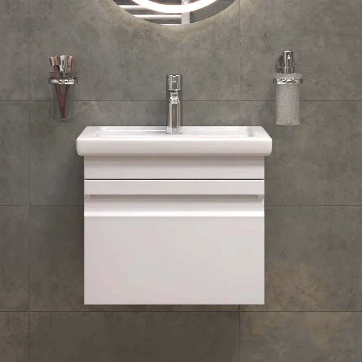 Тумба с раковиной подвесная VIGO Holly 038, 50 см