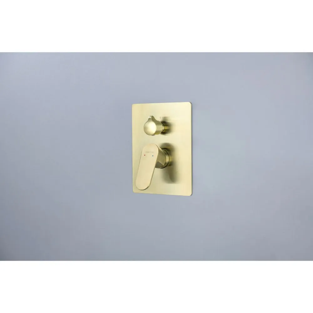 AQ1272BG ОБЕРОН Set 3 в 1 душевой комплект, шлиф. золото