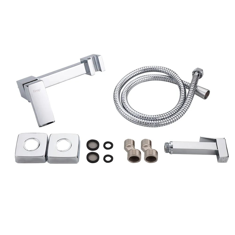 Гигиенический душ со смесителем FRAP F7504, хром
