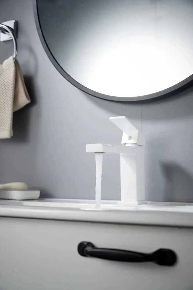 Cмеситель для раковины Knotlor KN-20/WY, белый