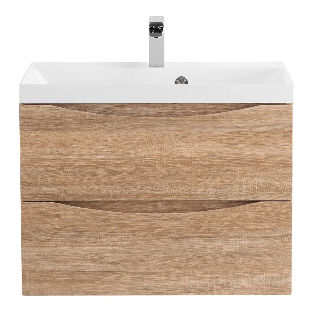 База под раковину подвесная BelBagno Marino 700х500х450 мм, Rovere Bianco (MARINO-700-2C-SO-WO-P)