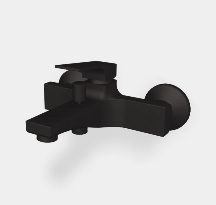 Смеситель для ванны и душа Fima Carlo Frattini Fit, никель брашированный (F3384/1SN)