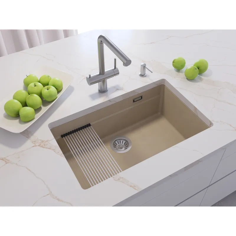 Кухонная мойка Grandex Aqua Comfort 500303, бежевый
