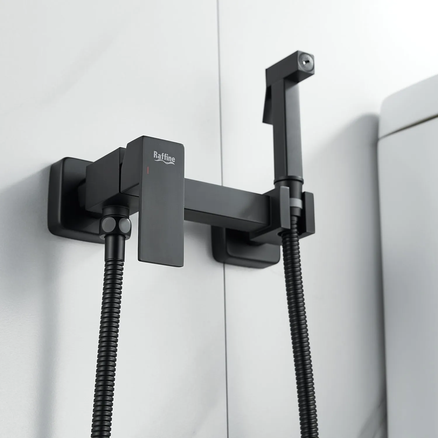Гигиенический душ со смесителем Raffine F237H, черный