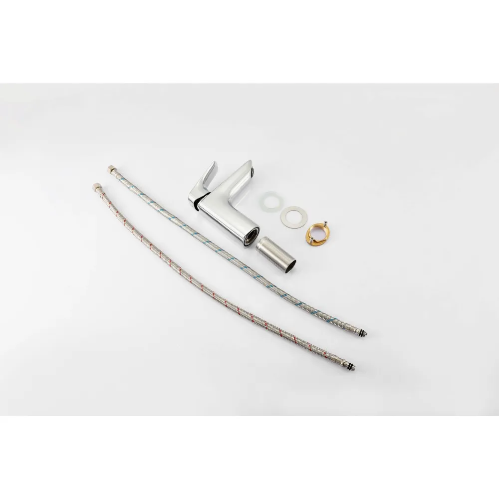 Смеситель для раковины AQUATEK ВЕГА 97 без донного клапана, AQ1010CR