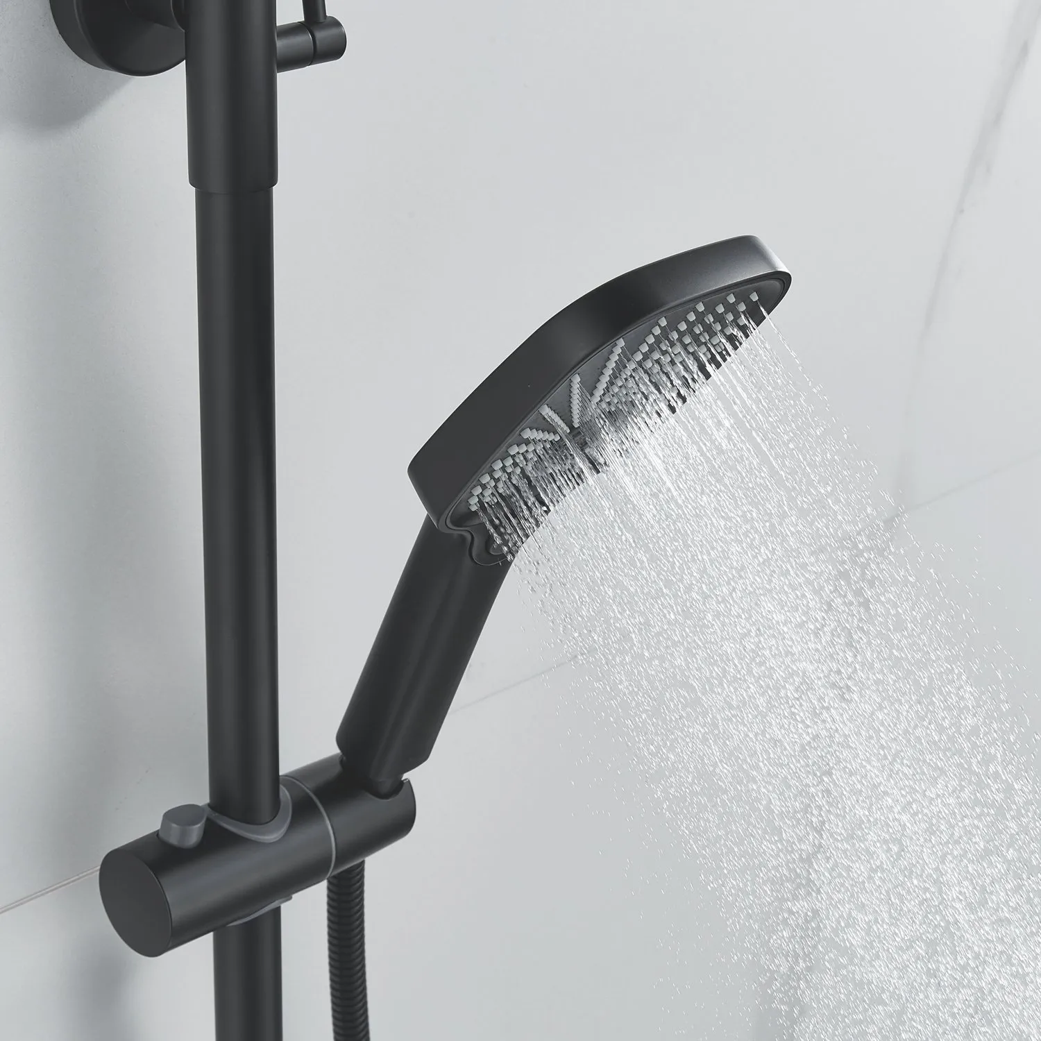 Душевая система Raffine F3685H, черный