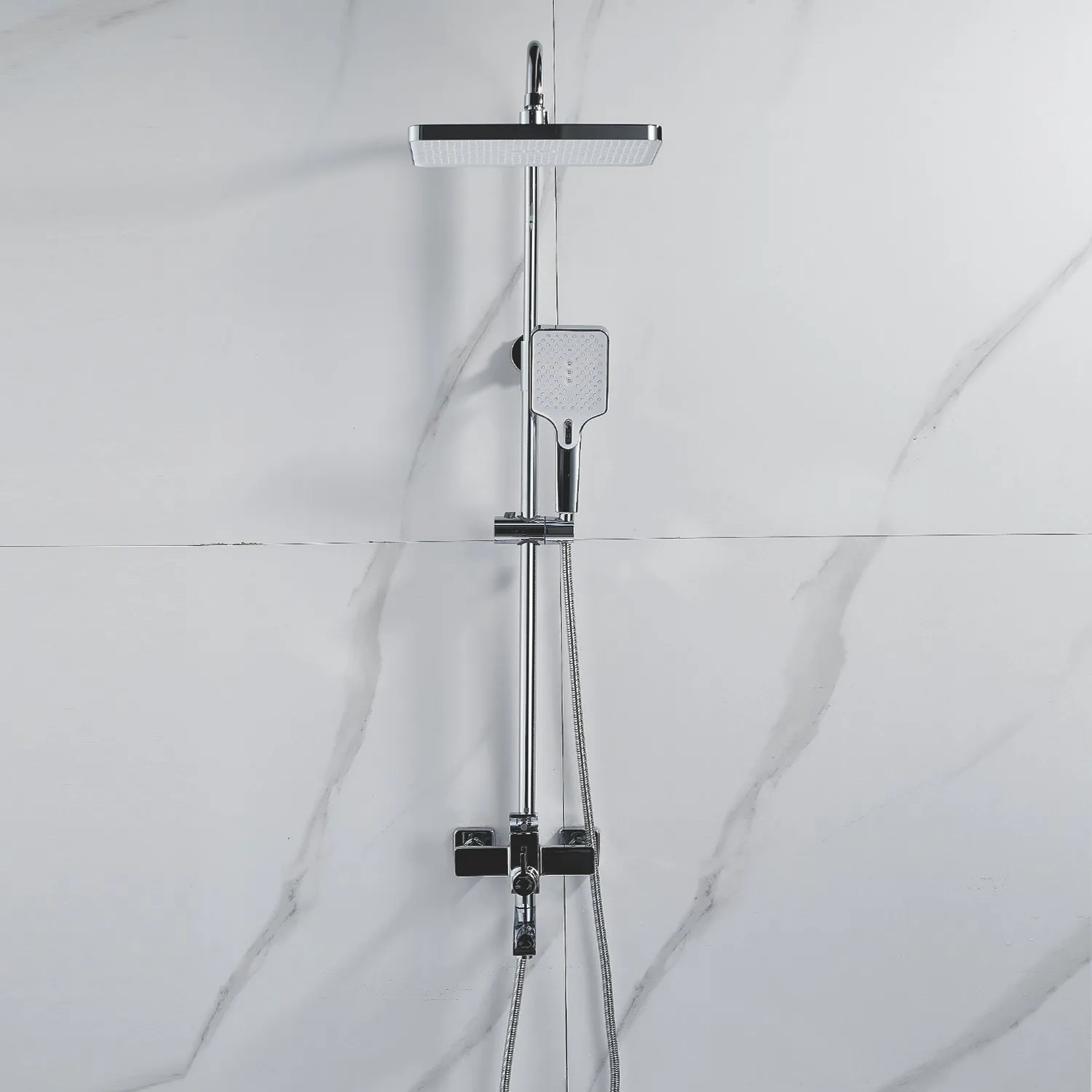 Душевая система Shevanik S6136, хром