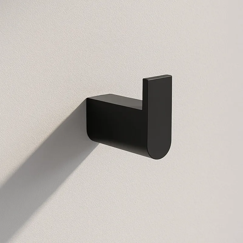 Крючок для ванной комнаты Knotlor RH102BL, черный