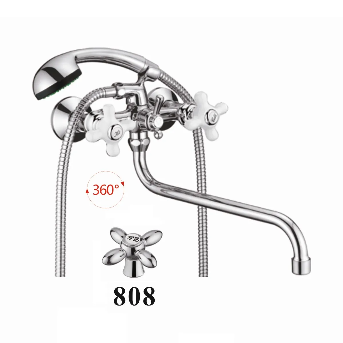 Смеситель для ванны D-Lin D145808, хром