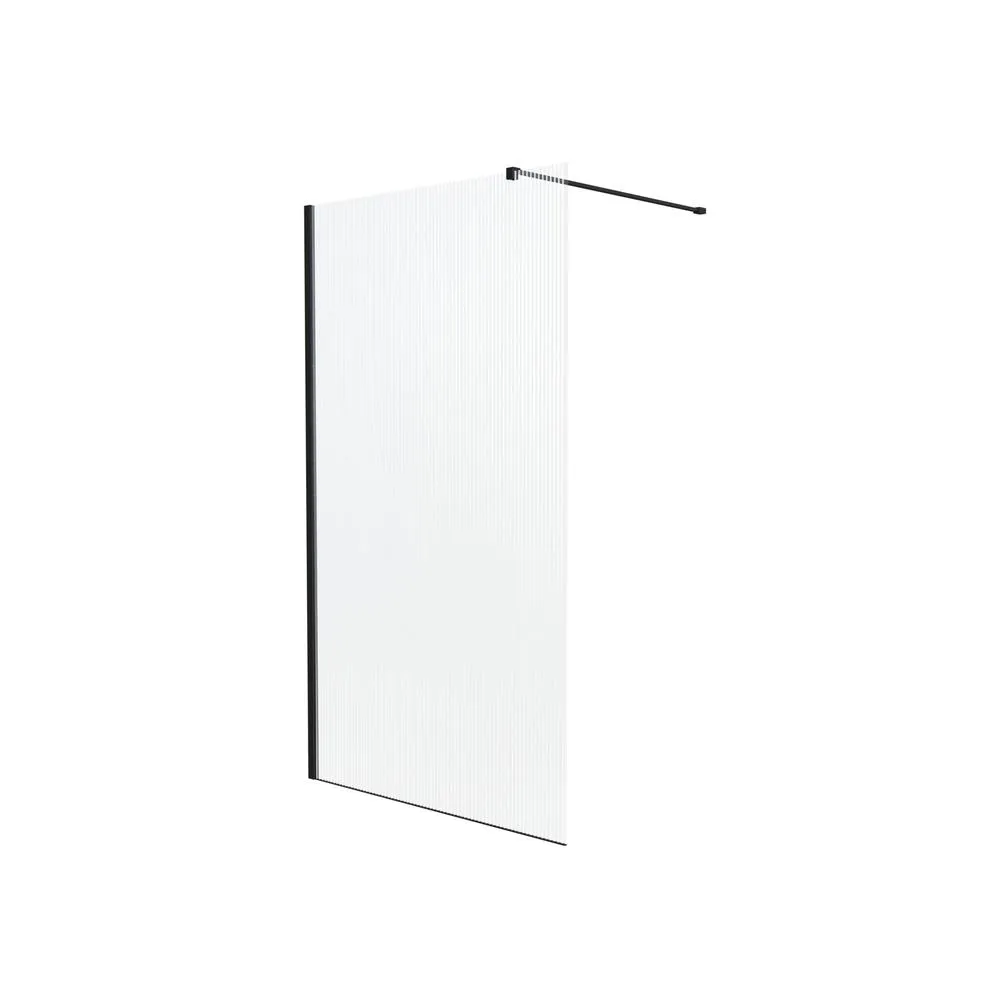 Душевая перегородка Knotlor WI120CG1BL 120х200, черный