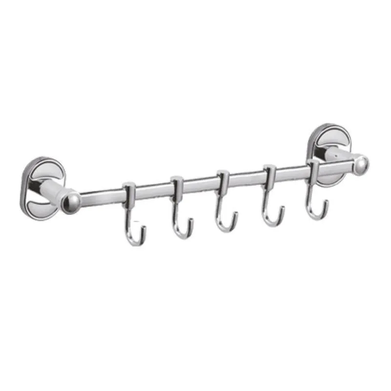 Планка с крючками для полотенец D-Lin D289700-5, хром