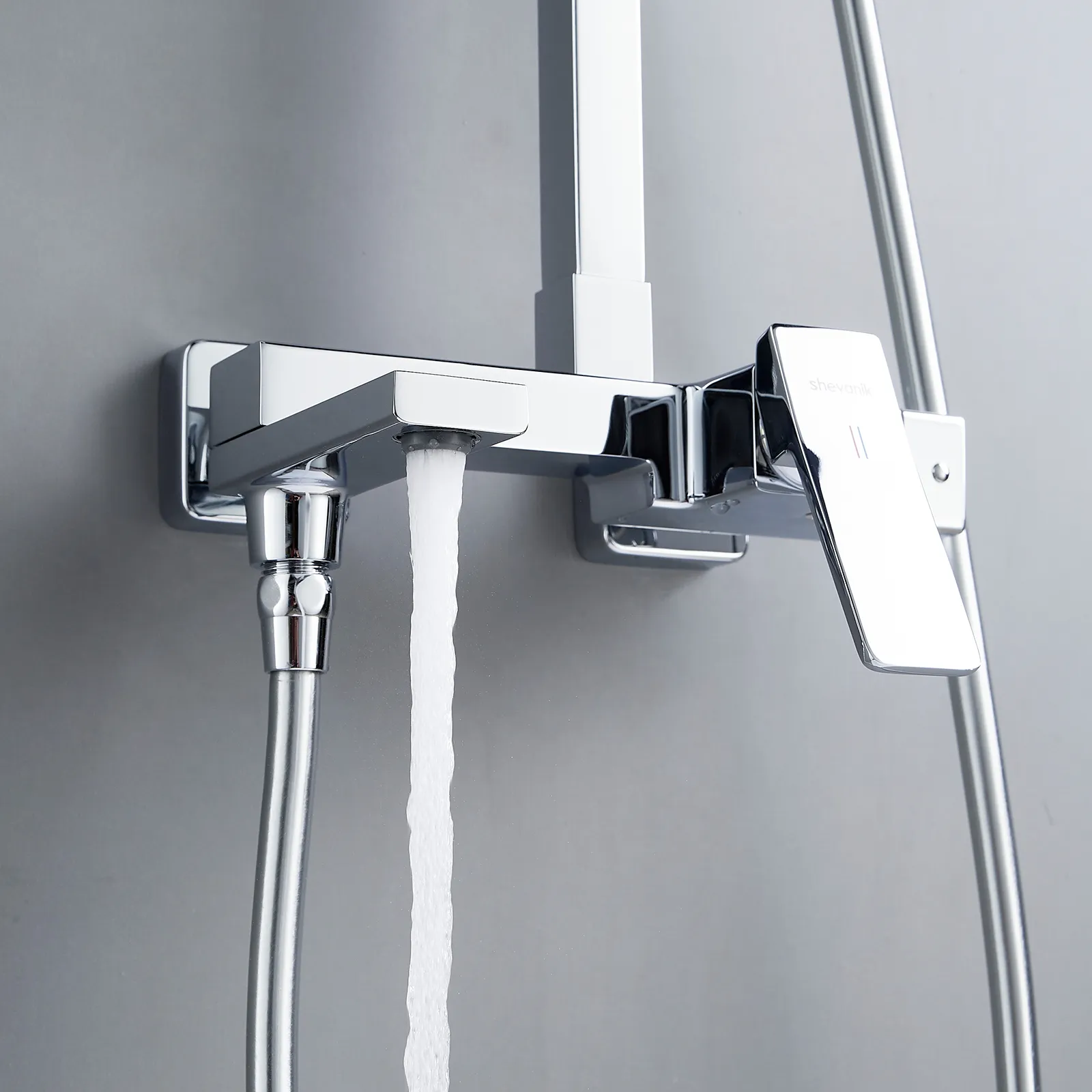 Душевая система Shevanik S4636, хром