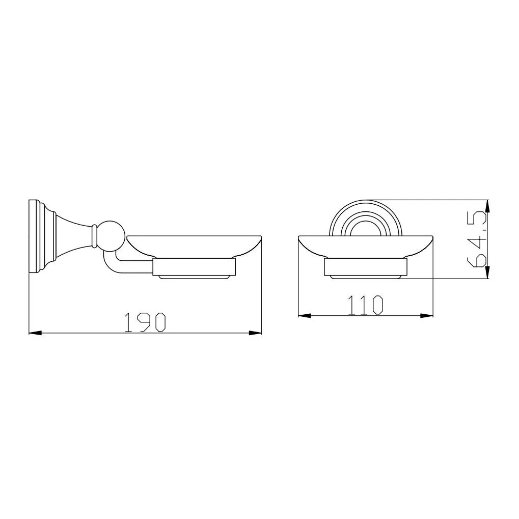 Мыльница Rav Slezak MORAVA MKA0300Z, золото