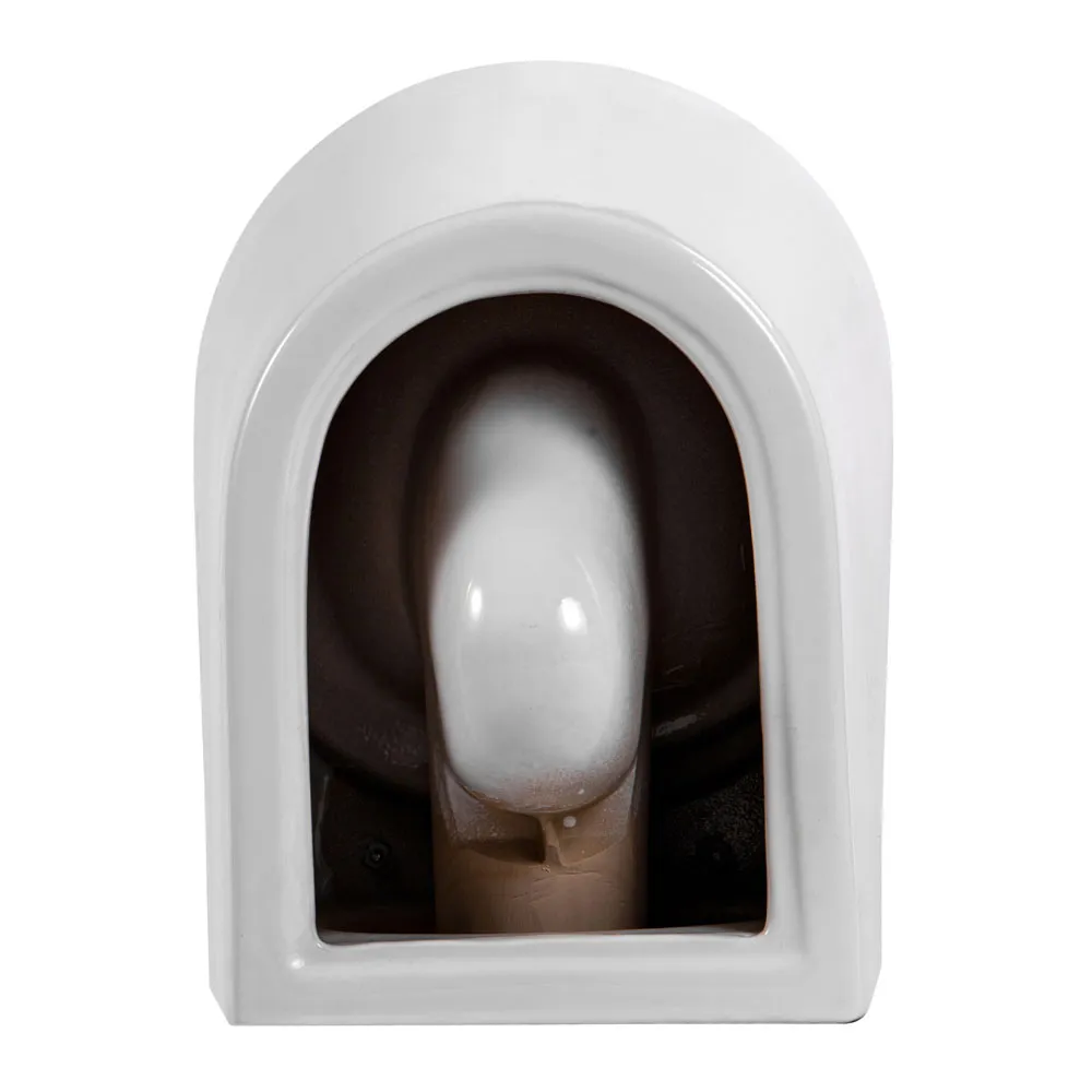 Унитаз-компакт подвесной AQUATEC ВЕГА TORNADO 490*360*320мм, тонкое сиденье с механизмом плавного закрывания, крепеж AQ1904T-00