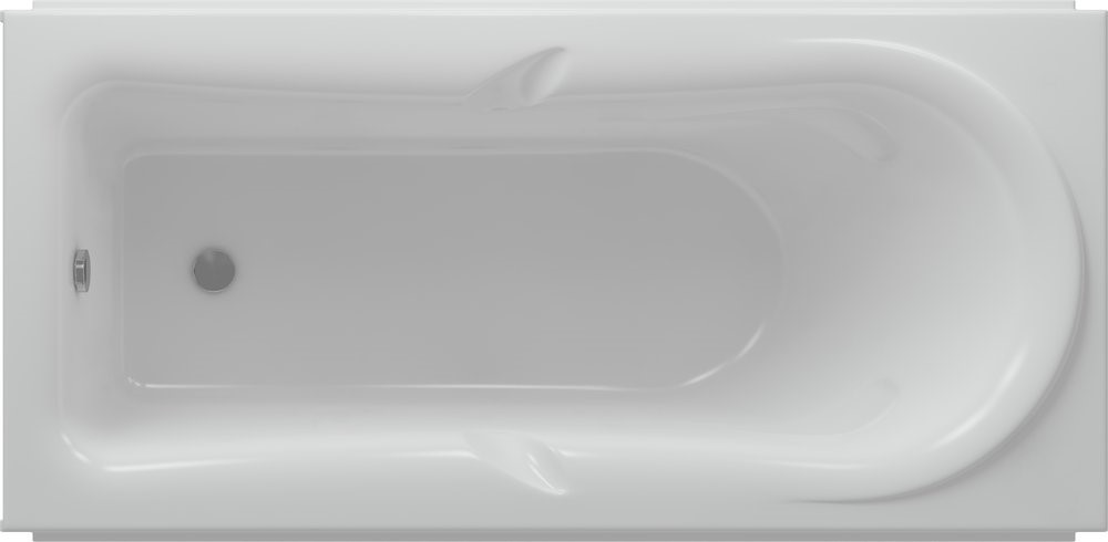 Акриловая ванна Aquatek Леда 1700х800 слив слева, с фронтальным экраном (LED170-0000034)