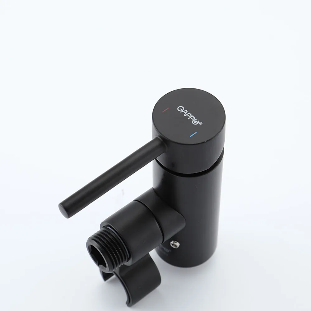 Гигиенический душ со смесителем GAPPO G7206-6, черный