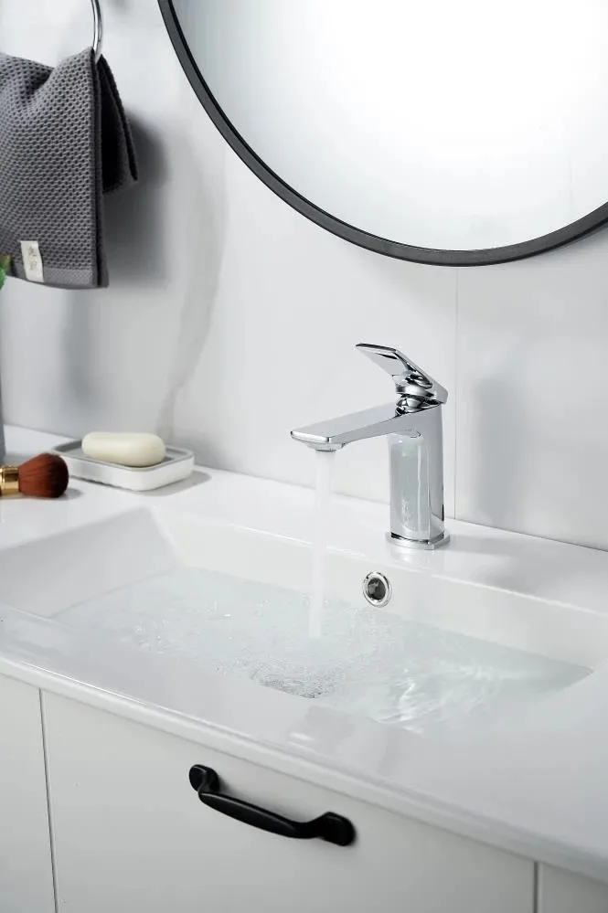 Cмеситель для раковины Knotlor KN-70, хром