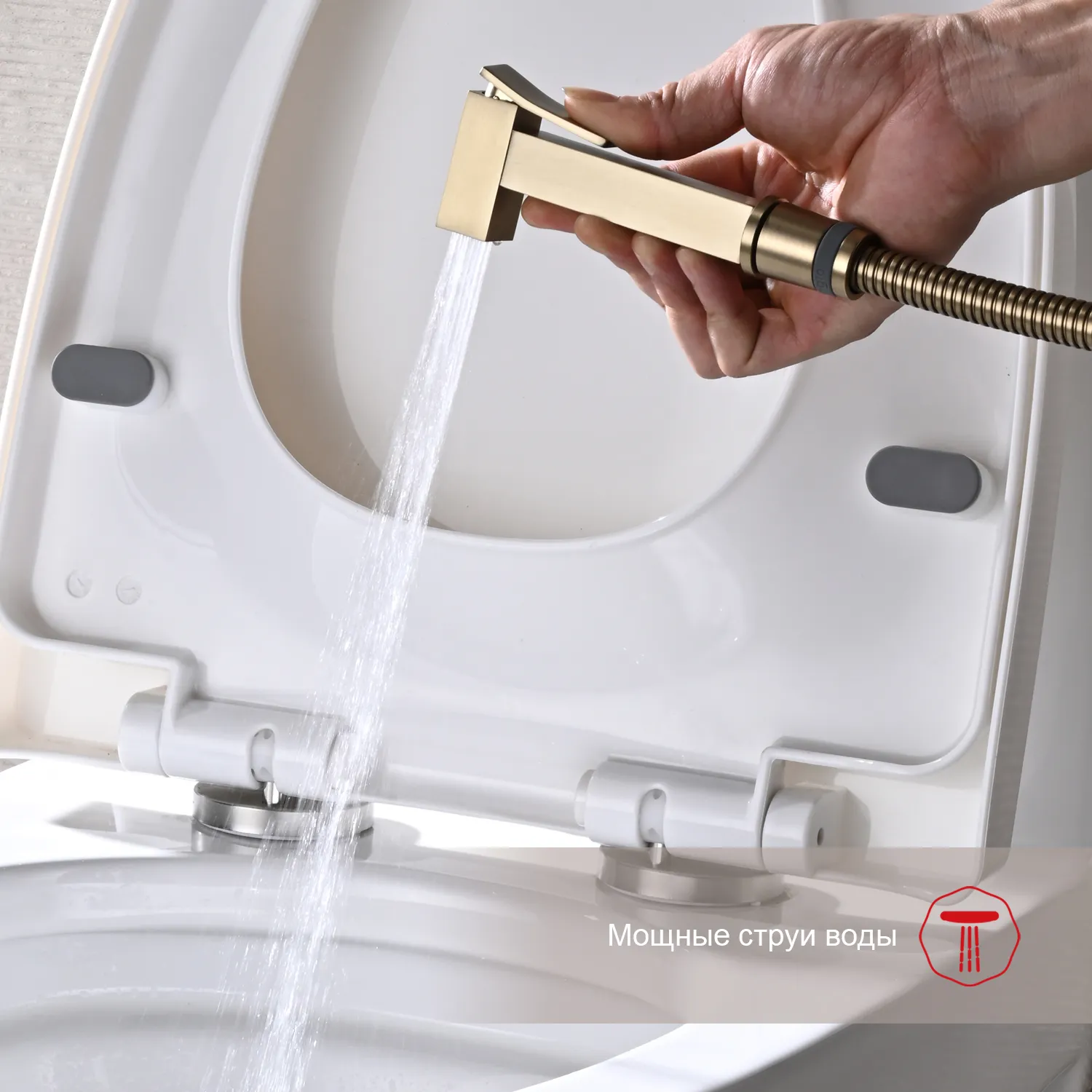 Смеситель Raglo встраиваемый с гигиеническим душем (R01.52.03)