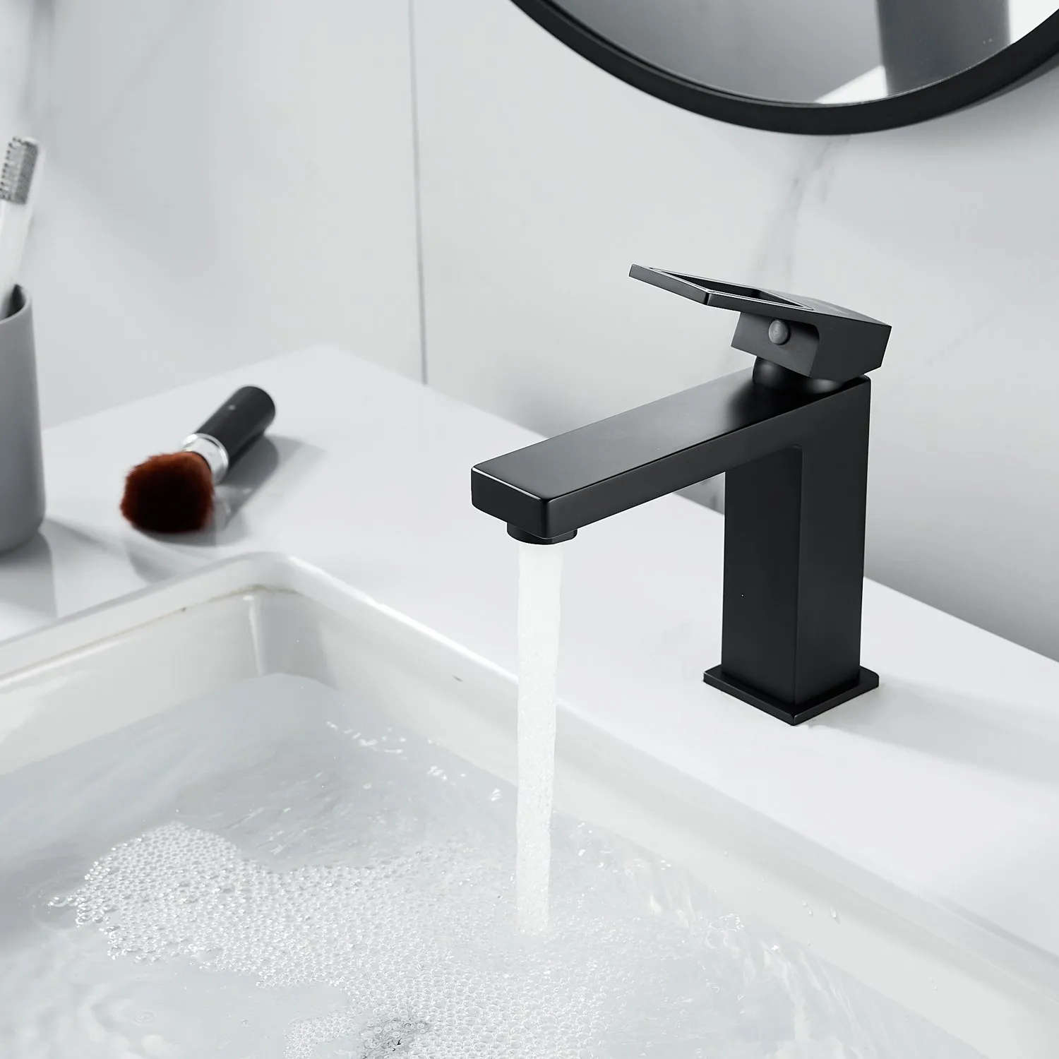 Смеситель для раковины Raffine F0196H, черный