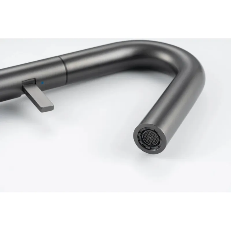 Cмеситель для раковины Knotlor SS-30/GM, оружейная сталь