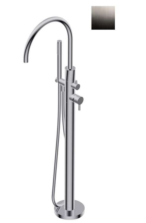 Смеситель для ванны и душа Ritmonio Diametro35 S, Brushed Black Chrome (PR52DB202BLX)