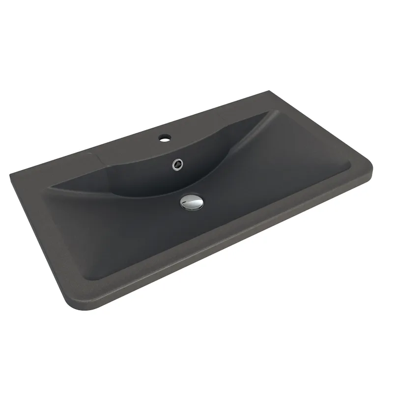 Раковина Florentina Аллегро 80 см 10.020.00800.302, антрацит