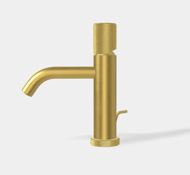 Смеситель для раковины Fima Carlo Frattini Spillo Tech, G Collection, брашированное золото (F3031TXSGOS)