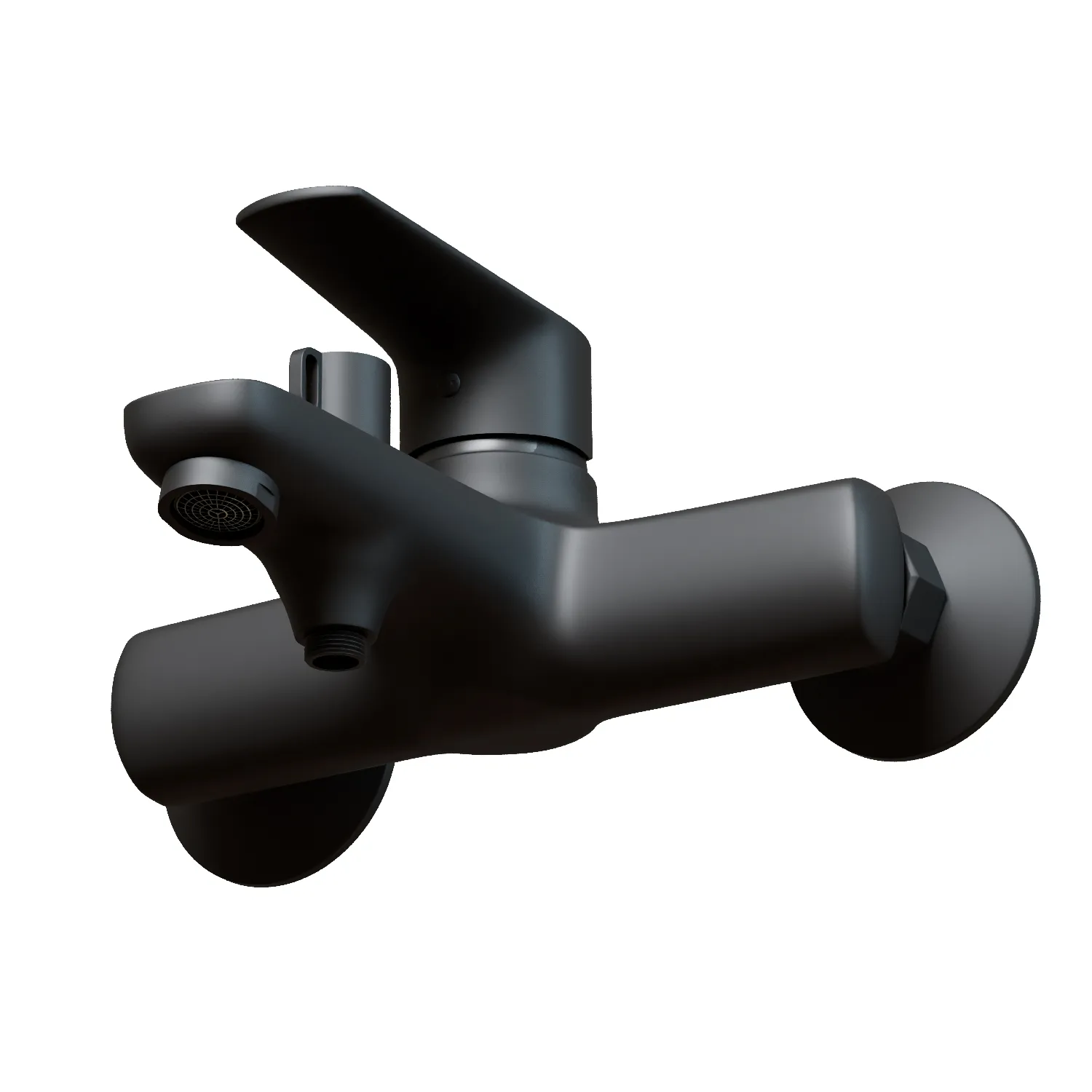 Смеситель для ванны 35k MIXLINE МЛ14-01 (ML14-01BL) ЧЕРНЫЙ (556603)