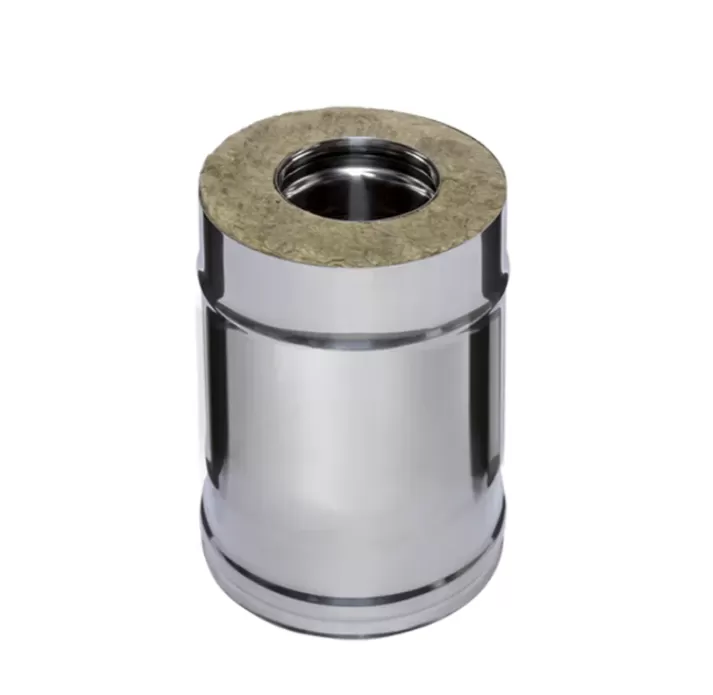 Труба-сэндвич 0,25м Ferrum GS 30-50 (430/0,5мм + нерж.) Ф80х160