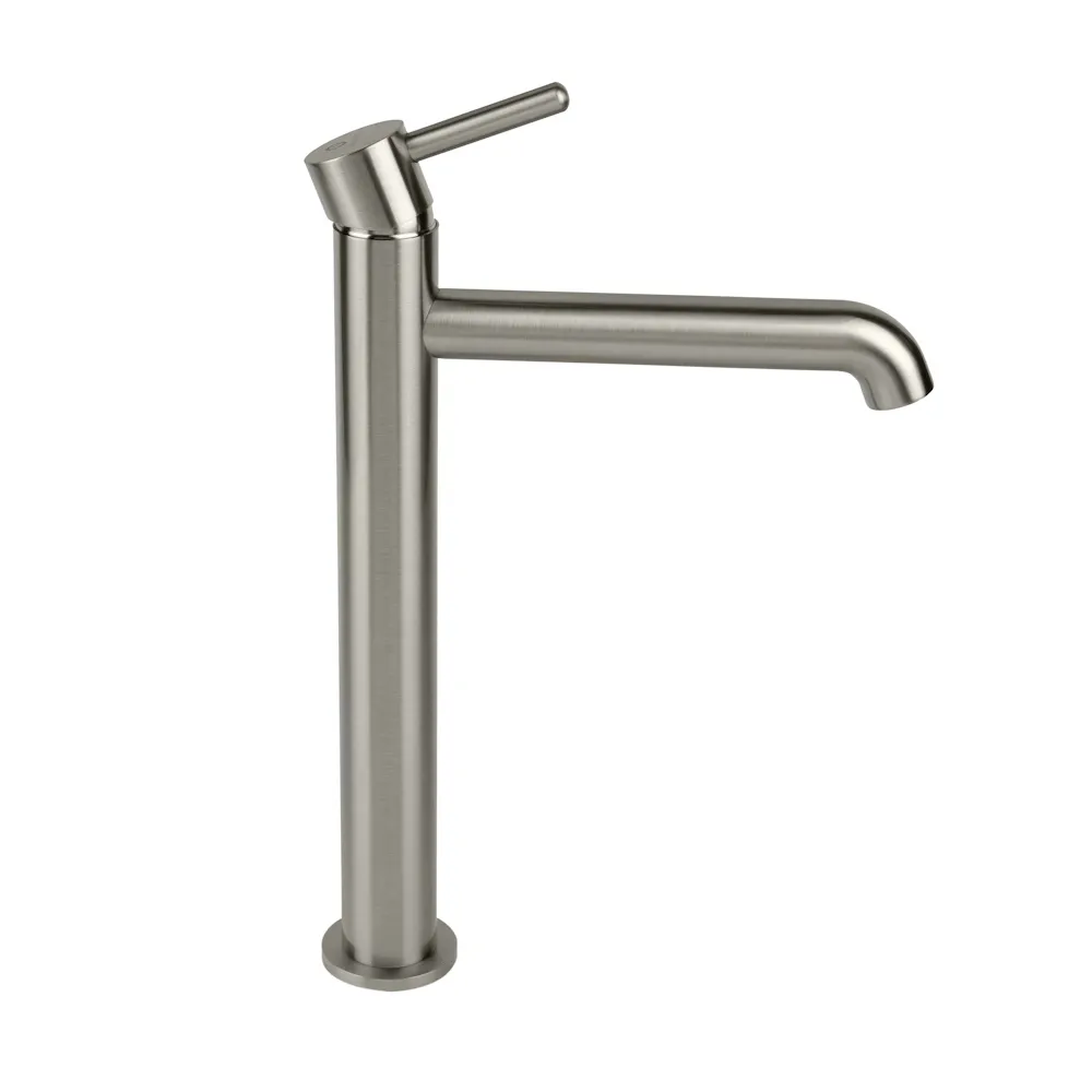 Смеситель для раковины высокий FILARETE Roun FL6020NK, никель