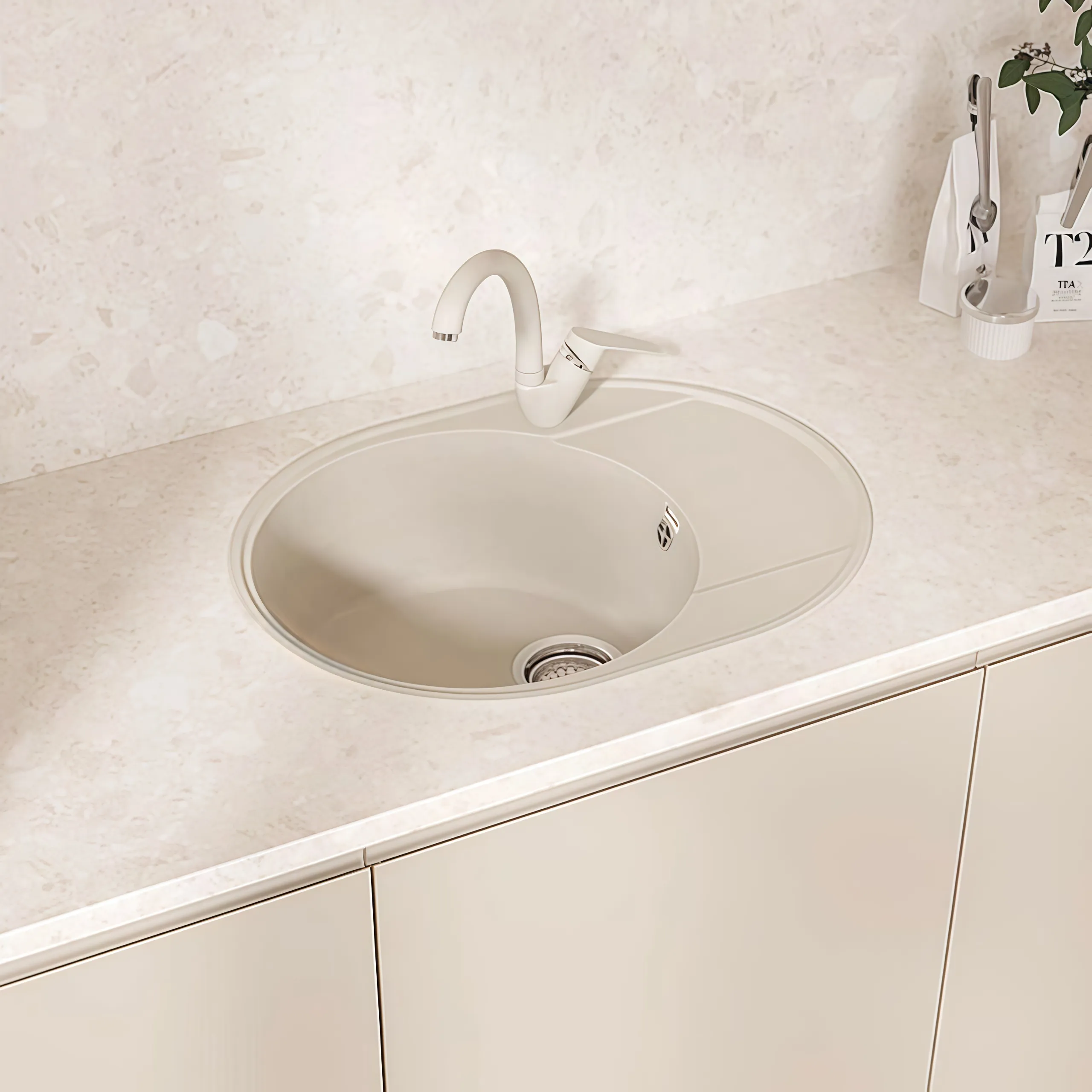 Кухонная мойка Maretti Kitchen KT610-BE, бежевый