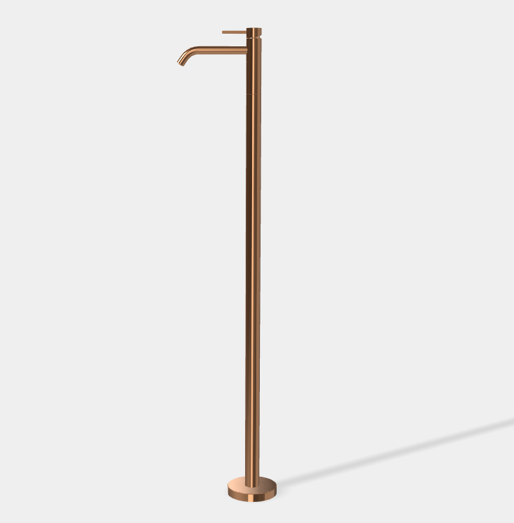 Смеситель для раковины Fima Carlo Frattini Spillo Up, янтарная бронза (F3031/PNZL)