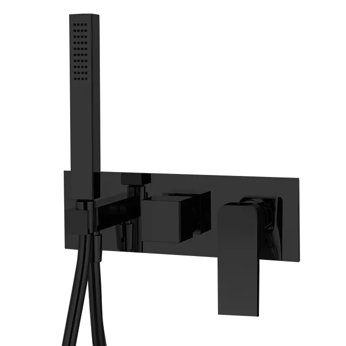 Смеситель для душа Fima Carlo Frattini Fit, на 2 потребителя, черный матовый (F3399WX2NS)