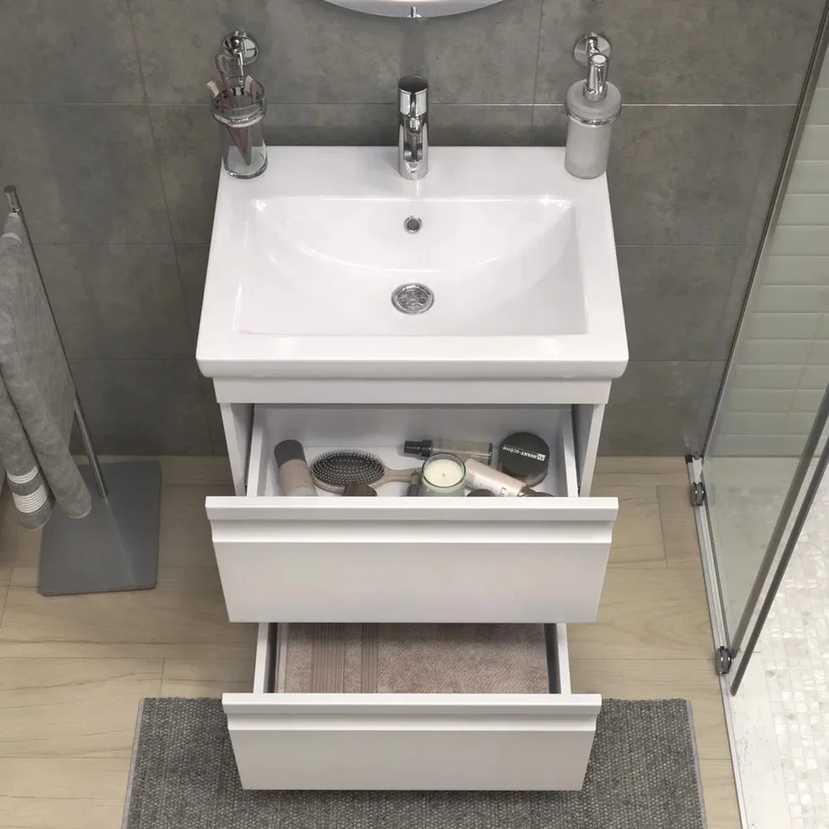 Тумба с раковиной напольная VIGO Holly 039, 60 см