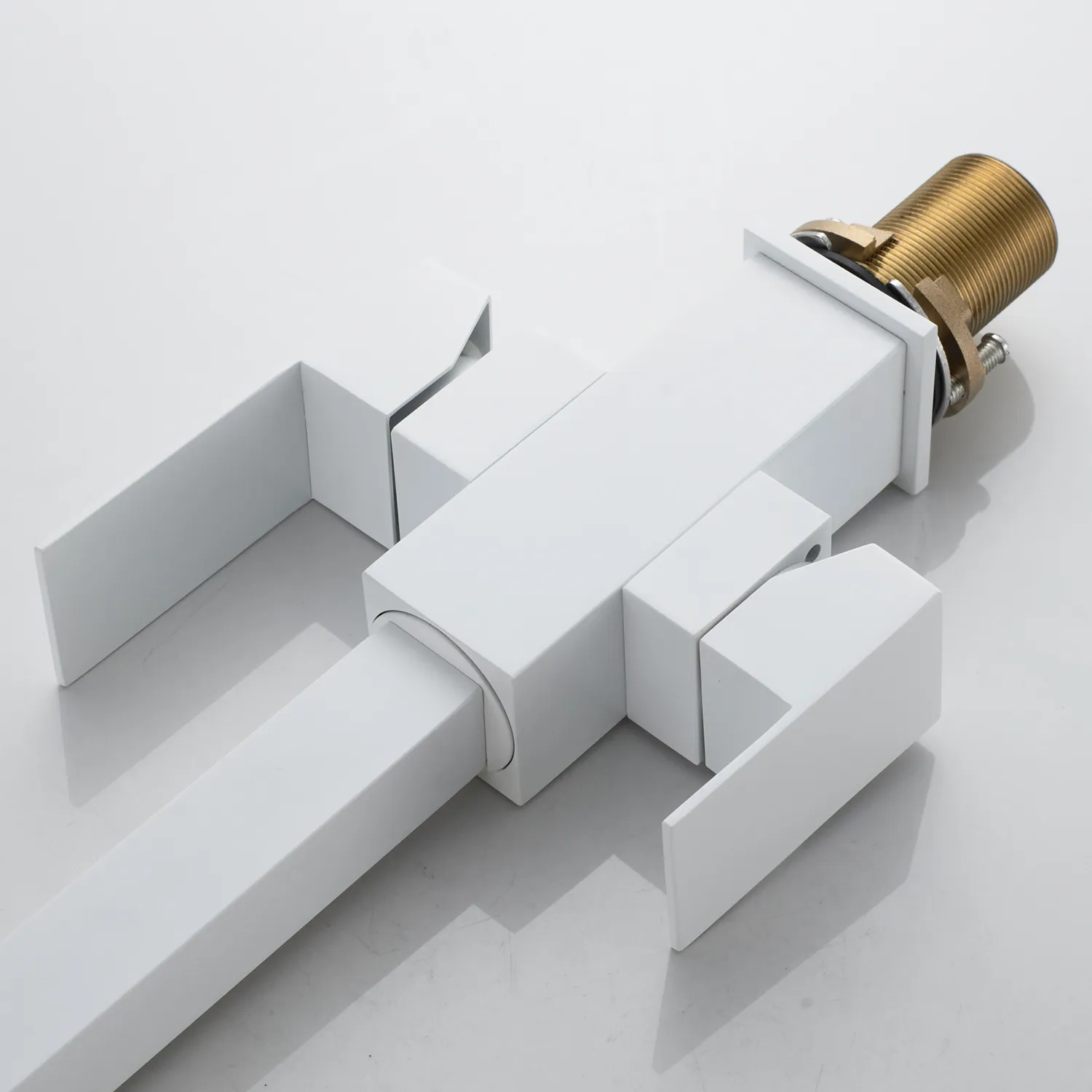 Смеситель для кухни с подключением фильтра Shevanik S148C, белый