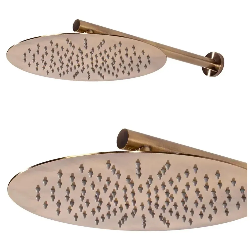 Душевая система встраиваемая (без излива) Hansberge H6090BR, бронза