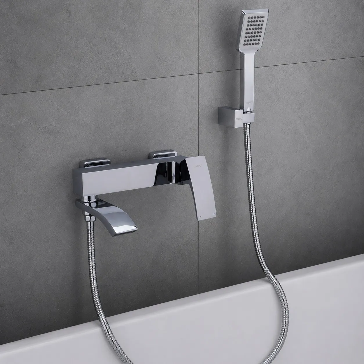 Смеситель для ванны GAPPO G3207, хром