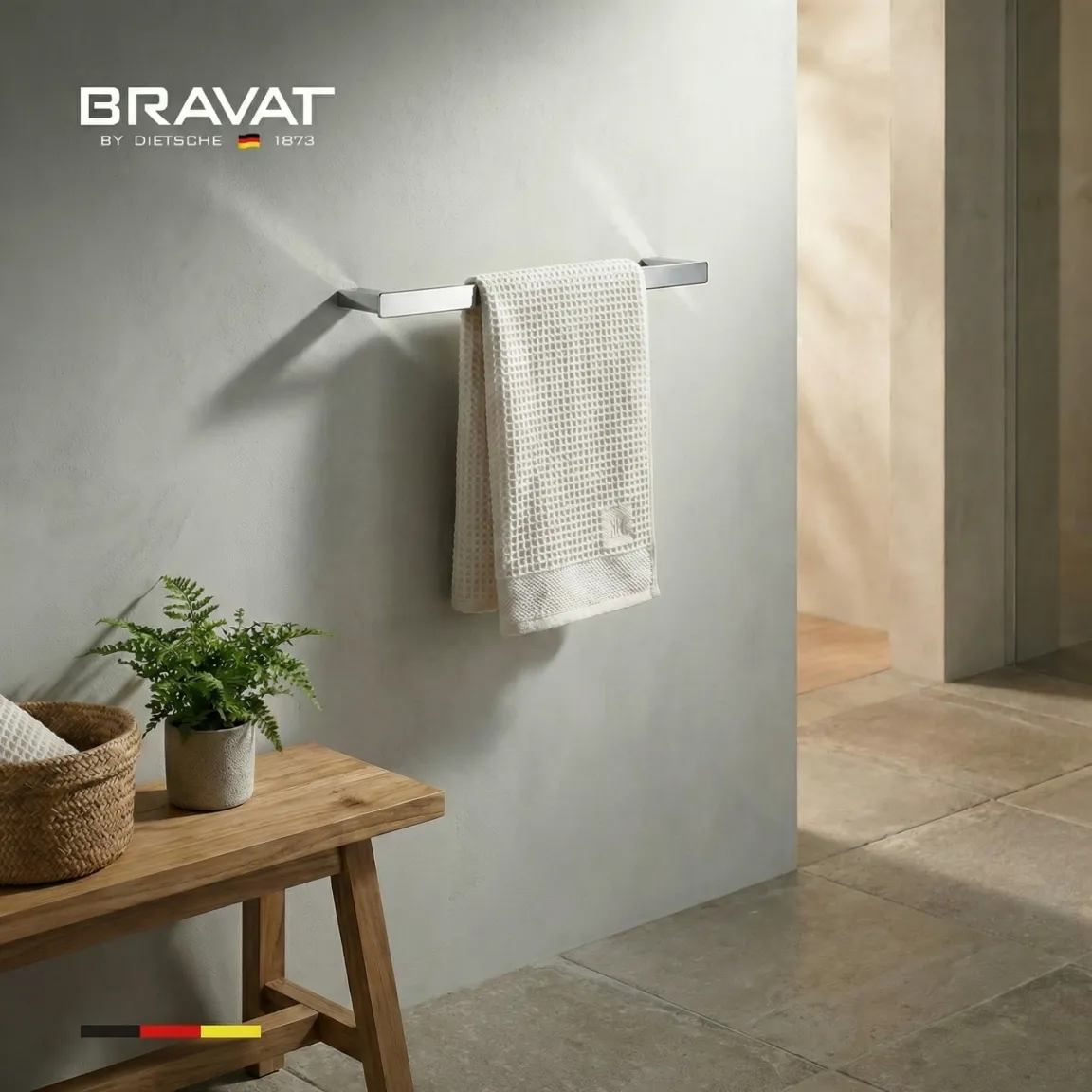 Держатель для полотенец BRAVAT (D7645CP-SW)