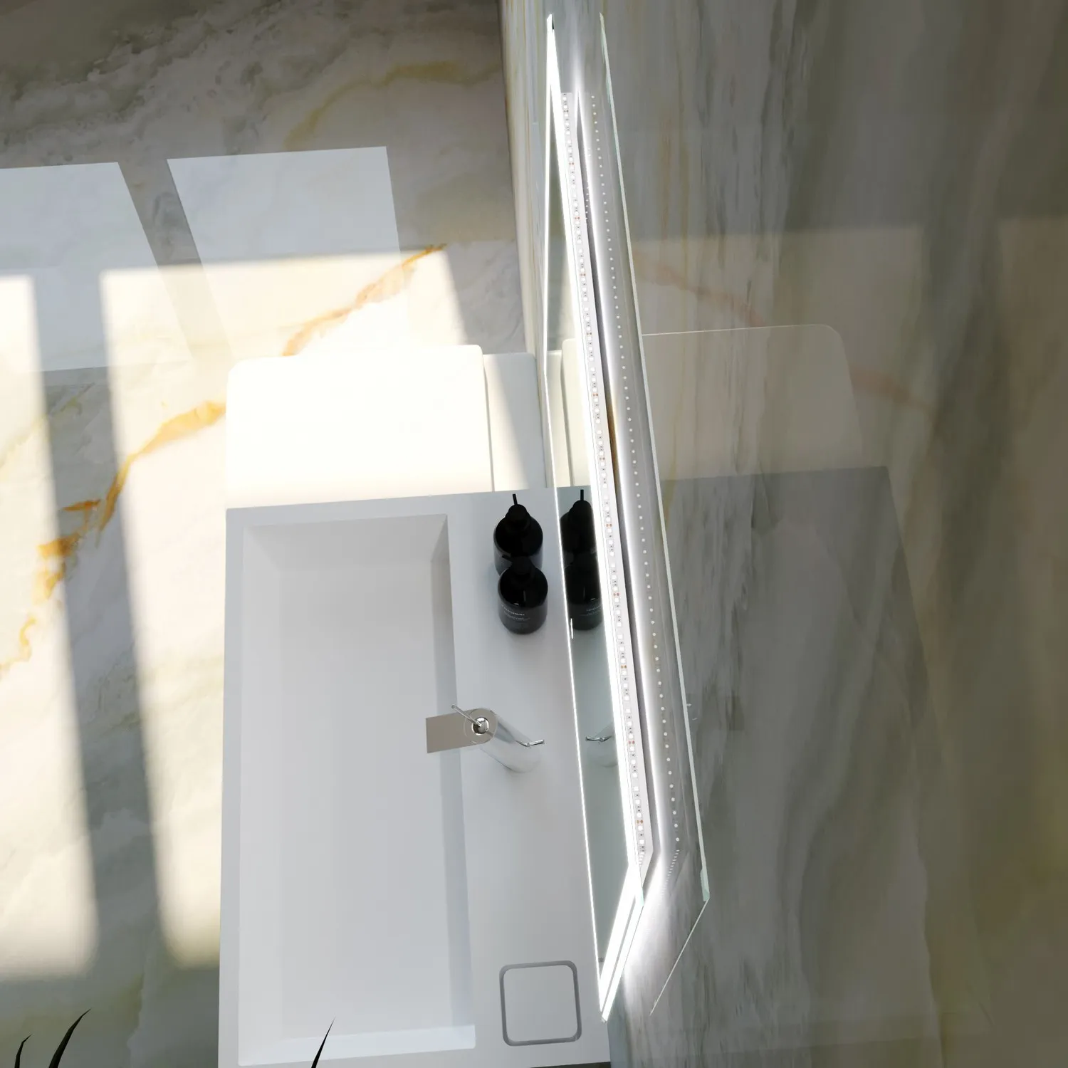 Зеркало SILVER MIRRORS 800*600 открытая подсветка, сенсорный выключатель Norma-Lite (LED-00002595)