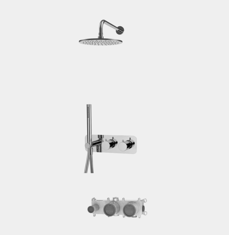 Душевой комплект Fima Carlo Frattini Shower systems, бронза брашированная янтарная (F3149WX3R252ZS)