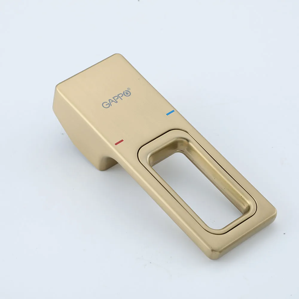 Гигиенический душ со смесителем GAPPO G7217-3, золотой сатин