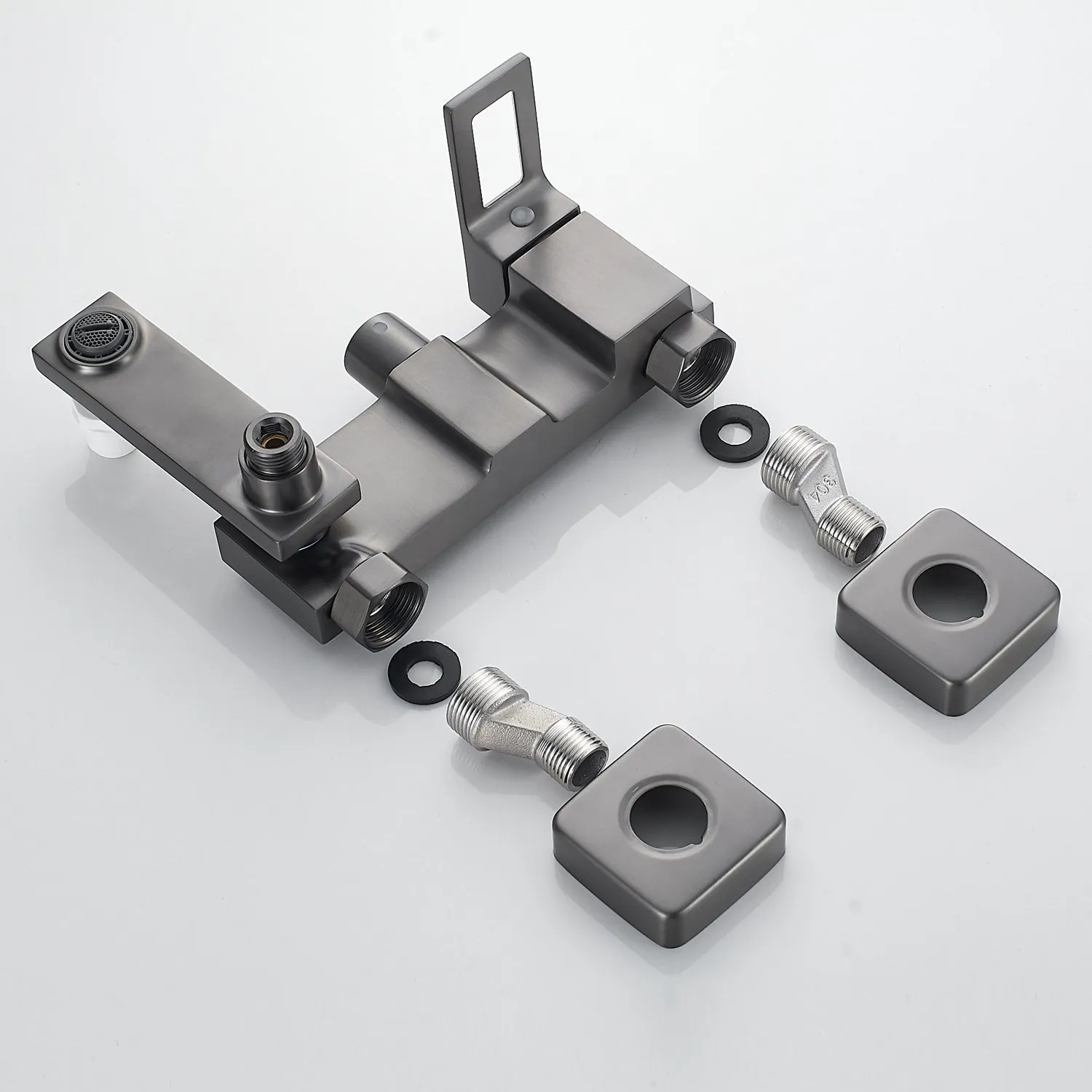 Душевая система Raffine F3696T, оружейная сталь